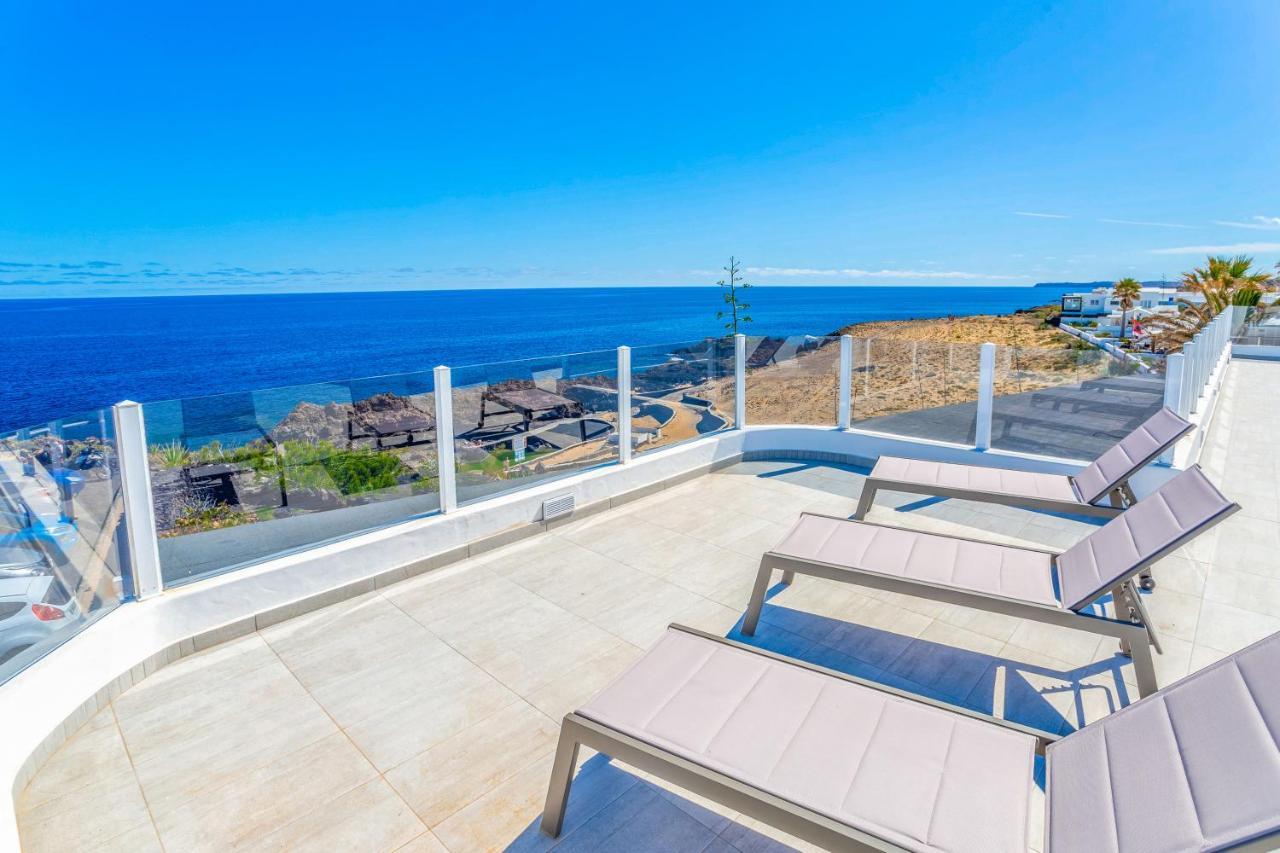Boutique Beach Villa By Lanzarote Retreats - Private Pool - 1 Min Walk To Sea Pool Charco del Palo Ngoại thất bức ảnh